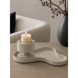BOI!WOW Plateau Iron Ivory – Ivoorkleurig  Decoratieplateau | Modern Woonaccessoire